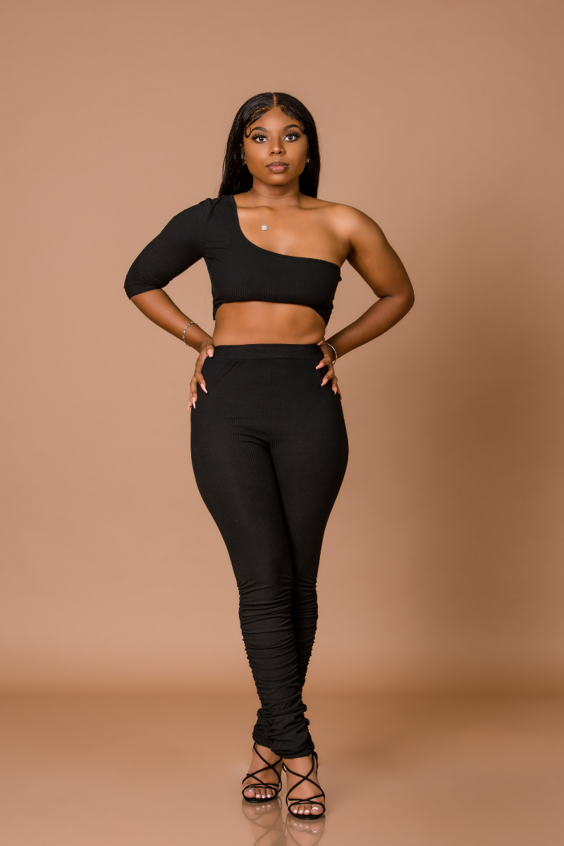 Tiffany Off Shoulder Pants Set